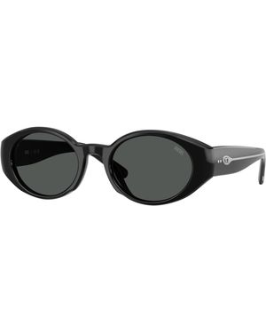 DIESEL Dl2008U 200187 Sunglasses Acetate Round Normal - Black