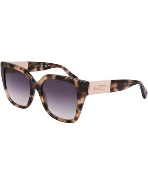 Longchamp Lo754Sl 230 Sunglasses Acetate Butterfly Normal Normal - Black