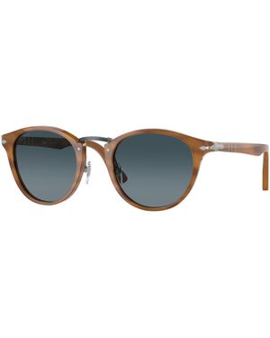 Persol Po3108S 960/S3 Sunglasses Acetate Pantos Polarized - Black
