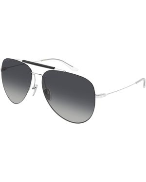 Gucci Gg2255S 002 Sunglasses Metal Pilot Nuanced - Black