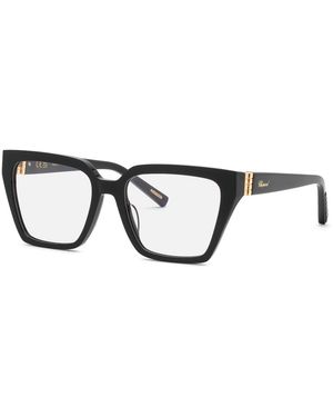 Chopard Vch419M 700 Optical Frames Acetate Squared Anti-Glare - Black