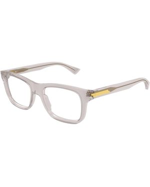 Bottega Veneta Bv1412O 007 Optical Frames Acetate Transparent Squared - Black