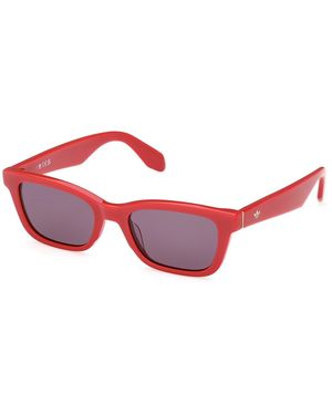 adidas Or0117 66A Sunglasses Acetate Smoke Squared Normal