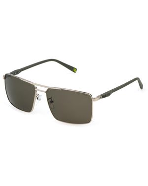 Fila Sfi893 579Y Sunglasses Metal Squared Normal - Black
