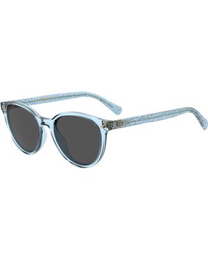 Chiara Ferragni Cf 1008/S Mvu/Ir Outlet Sunglasses Plastic Round - Black