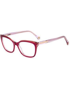 Carolina Herrera Her 0252 Qho Optical Frames Acetate Cat Eye - Black