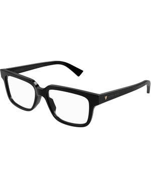 Bottega Veneta Bv1256O 005 Optical Frames Acetate Squared - Black