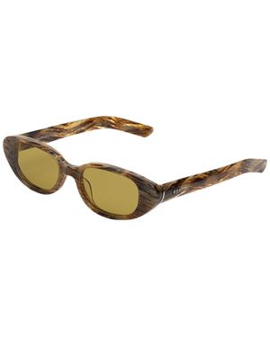 Retrosuperfuture 14W Vega Graffiato Sunglasses Acetate Geometric Normal - Brown