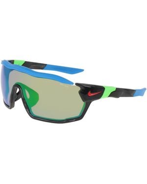 Nike Show X Rush E Dz7369 060 Sunglasses Bio-Injected Mask Normal - Green