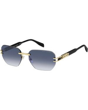 Marc Jacobs Marc 944/S Rhl/08 Sunglasses Titanium Squared Normal Nuanced - Black