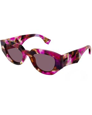 Gucci Gg2007S 001 Sunglasses Acetate Cat Eye - Black