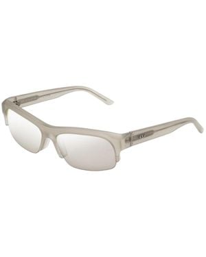 Retrosuperfuture Lj0 Scatto Nebbia Sunglasses Acetate Geometric Normal - Black