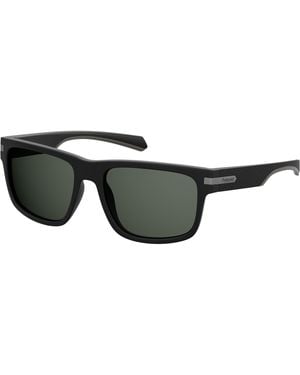 Polaroid Pld 2066/S 003/M9 Sunglasses Plastic Squared Polarized - Black