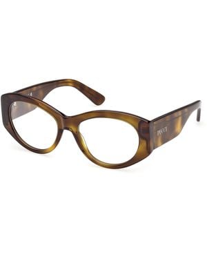 PUCCI Ep5293 55 Optical Frames Acetate Round Normal - Black