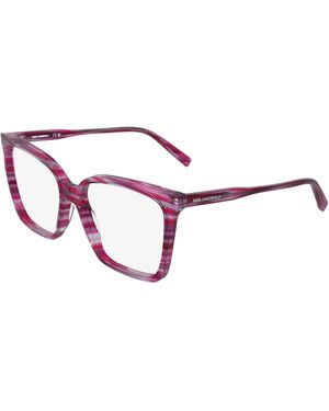 KARL LAGERFELD Kl6231 609 Optical Frames Acetate Squared Normal - Black