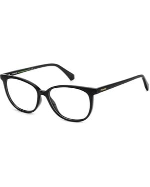 Polaroid Pld D487 807 Optical Frames Plastic Cat Eye - Black