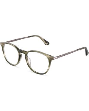 Police Vplu63 Origins Classic 6 01Fj Optical Frames Acetate Pantos - Black