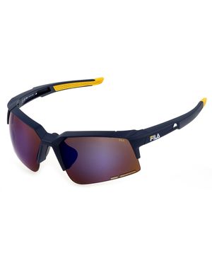Fila Sfi515 U43B Sunglasses Injected Squared Water -Repellent Mirror - Black