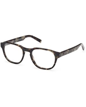 Timberland Tb50052 055 Optical Frames Acetate Round Normal - Black