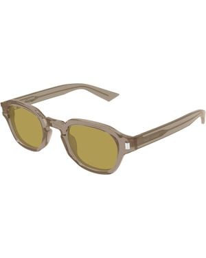 Saint Laurent Sl 946 005 Sunglasses Acetate Round - Black