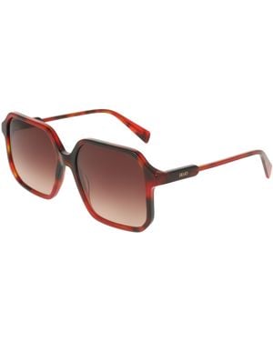 Liu Jo Lj830S 640 Sunglasses Acetate Squared Normal - Black