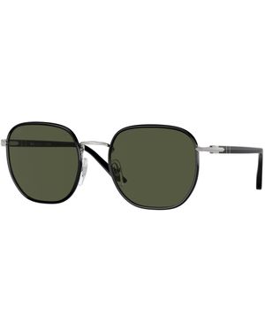 Persol Po1015Sj 112531 Sunglasses Metal Geometric Normal - Green