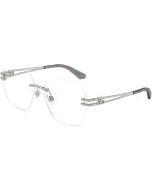 Dolce & Gabbana Dg1369 05 Optical Frames Metal Transparent Butterfly Normal - Black