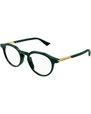 Bottega Veneta Bv1263O 004 Optical Frames Acetate Round - Black
