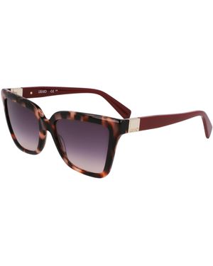 Liu Jo Lj803S 658 Sunglasses Acetate Squared Normal - Black