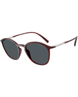 Giorgio Armani Ar8233U 6237L5 Sunglasses Injected Pantos Normal - Black