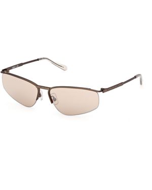Gcds Gd0071 35G Sunglasses Metal Geometric Normal - Black