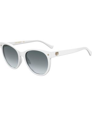 Chiara Ferragni Cf 1007/S Vk6/9O Outlet Sunglasses Plastic Cat Eye Shaded - Black