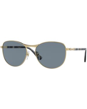 Persol Po1002S 515/56 Sunglasses Metal Pantos Anti- Light - Black
