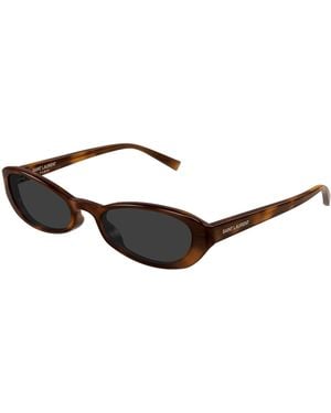 Saint Laurent Sl 871 Sue 004 Sunglasses Acetate Round - Black