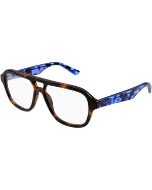 Gucci Gg2183O 003 Optical Frames Acetate Transparent Round - Black
