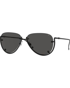 DIESEL Dl1003 109/87 Sunglasses Metal Pilot Normal - Black