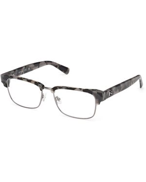 Guess Gu50330 020 Optical Frames Acetate Squared Normal - Black