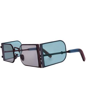 Amen Reverse A23S08 Outlet Sunglasses Metal Squared - Black