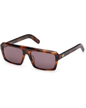 adidas Or0133 52E Sunglasses Acetate Squared Normal - Black