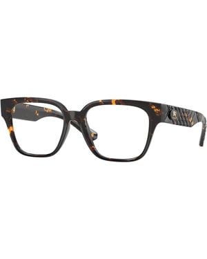Burberry Be2471U 4106 Optical Frames Injected Transparent Squared Normal - Black