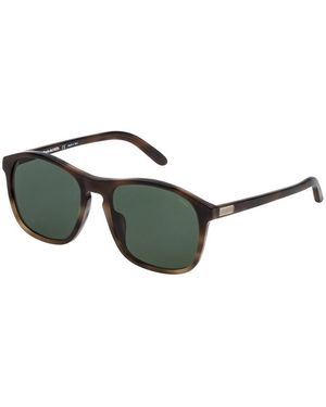 Lozza Sl1845F Cooper 0752 Sunglasses Acetate Squared Normal Anti-Glare - Green