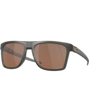 Oakley Oo9100 Leffingwell 910002 Sunglasses O_Matter Prizm Tungsten Squared Normal Prizm - Black