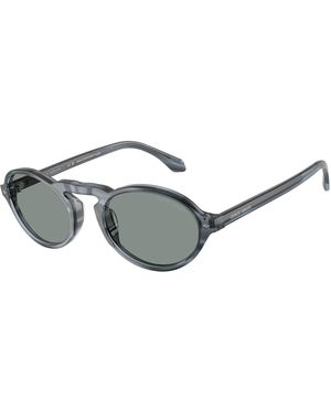 Giorgio Armani Ar8219U 634356 Sunglasses Acetate Round Normal - Black