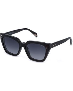 Police Uplt02 New Gem 1 700P Optical Frames Acetate Smoke Butterfly Nuanced - Black