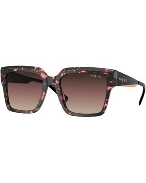 Vogue Eyewear Vo5553S 3148E2 Sunglasses Acetate Squared Normal Shaded - Black