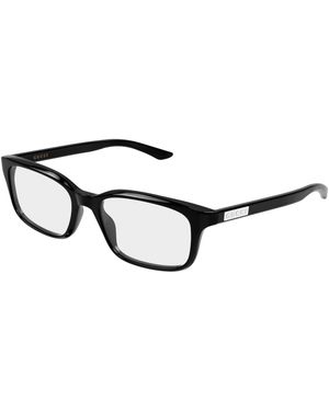 Gucci Gg2082O 005 Optical Frames Acetate Transparent Squared - Black