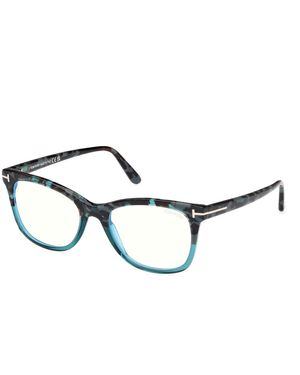 Tom Ford Ft5986-B 055 Optical Frames Acetate Squared Normal - Black