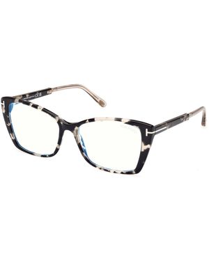 Tom Ford Ft5893-B 005 Optical Frames Acetate Butterfly Normal - Black