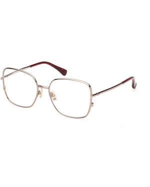 Max Mara Mm5223 036 Optical Frames Metal Round Normal - Black