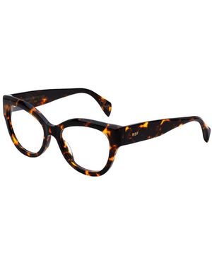 Retrosuperfuture W4H Numero 126 Burnt Optical Frames Acetate Squared - Black